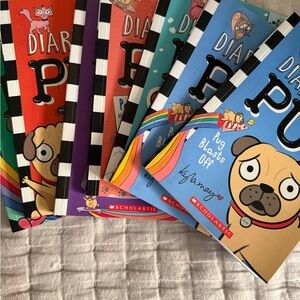 Scholastic 'Diary of a Pug' Colorful Book Collection